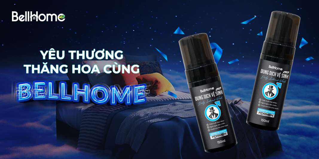 Cách sử dụng dung dịch vệ sinh nam Bell Home dạng bọt